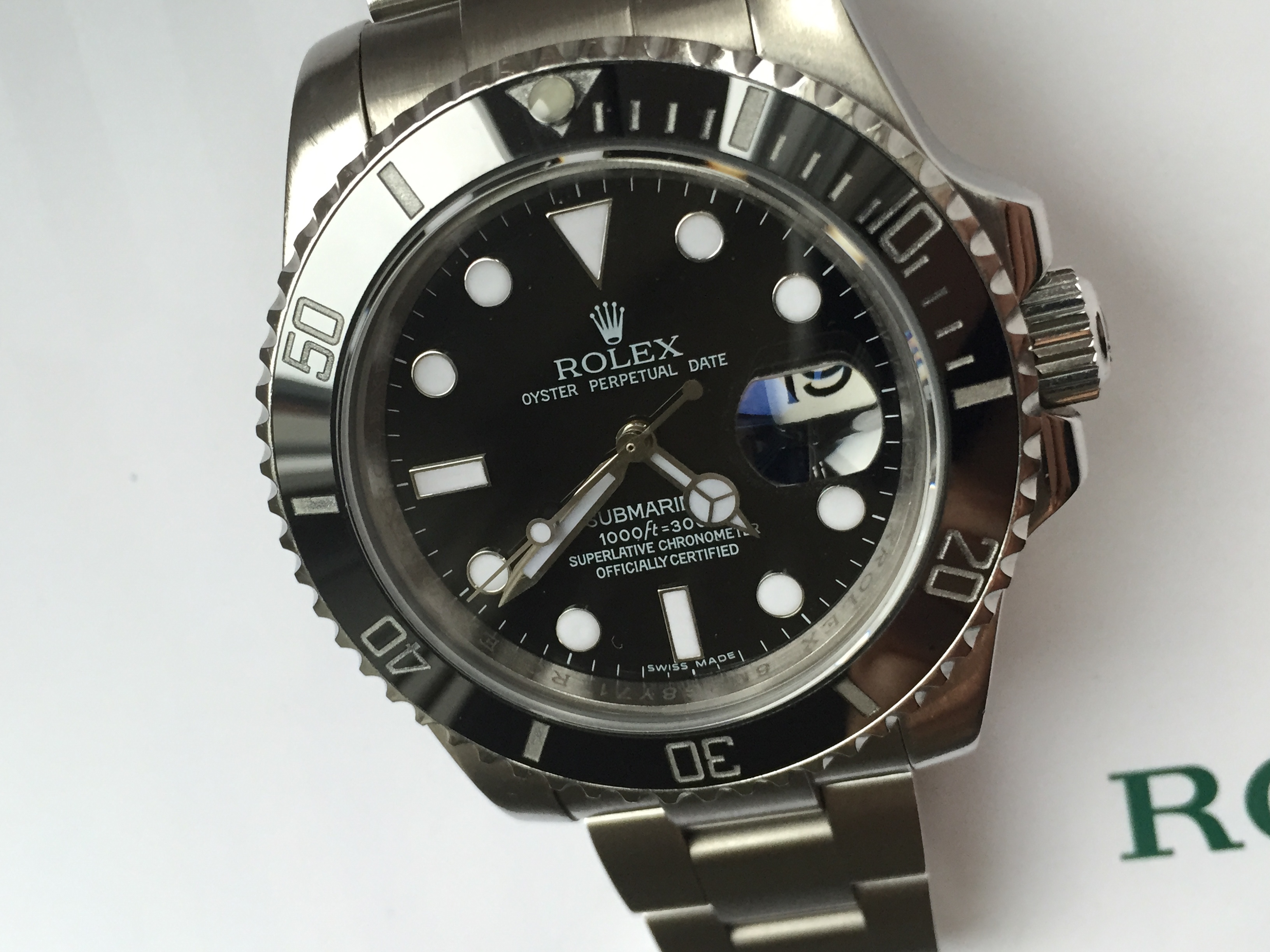 Rolex Submariner 116610 (Pearl replacement + PPP-Mod) - The Rolex Area ...