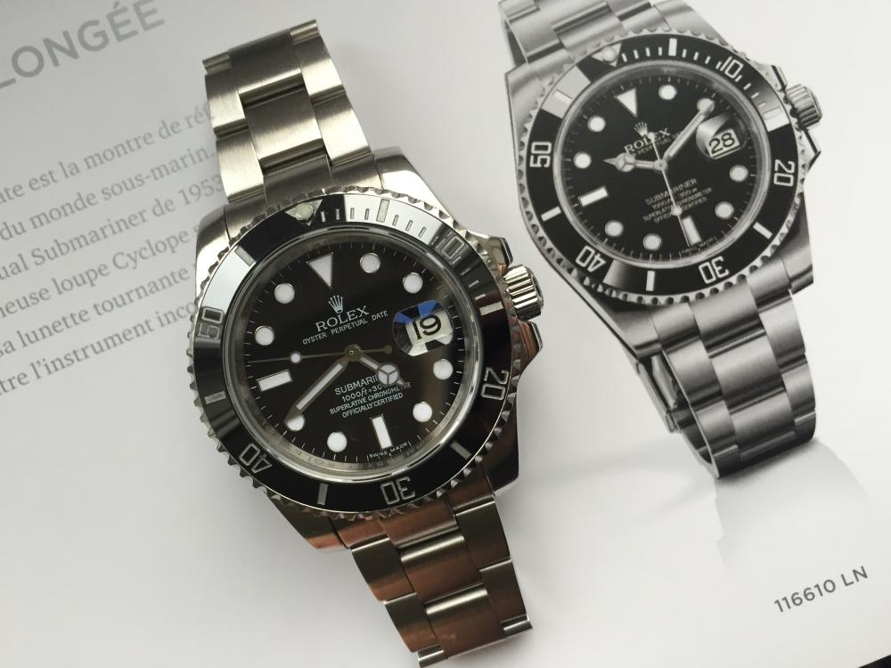rolex submariner pearl replacement